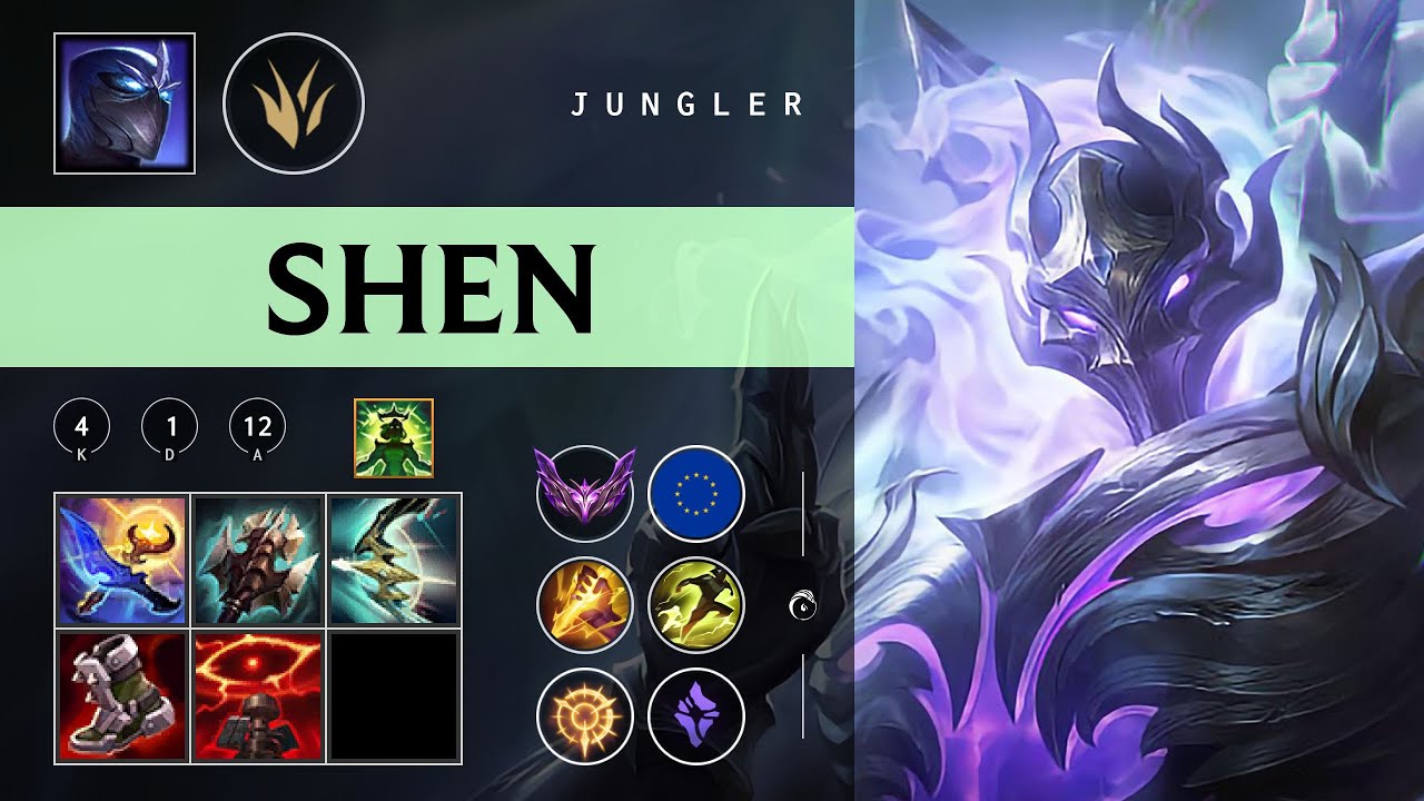 Shen Jungle vs Rek'Sai - EUW Master Patch 26.02