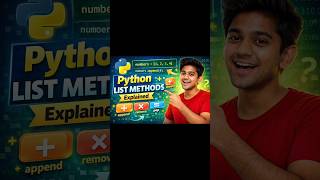 Python List Methods in 2 Minutes | append remove pop | Bengali Python Tutorial