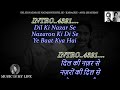 Dil Ki Nazar Se Karaoke with Lyrics 🎤