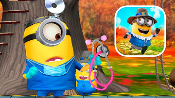 Doctor Carl Minion rush Thanksminion Day stage 2 gameplay walkthrough ios android