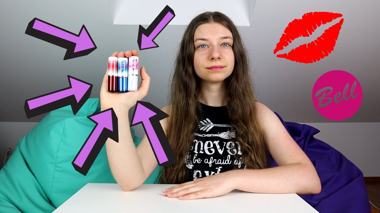 TEST - pomadki zmieniające kolor!