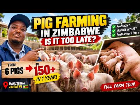 From 6 Pigs to 150+ in One Year! Inside a Successful Pig Farm in Zimbabwe