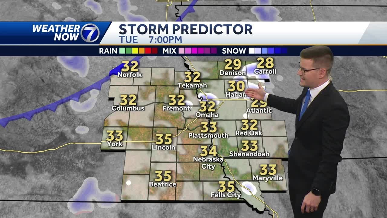 Impact weather Tuesday, snow chance early and late - YouTube