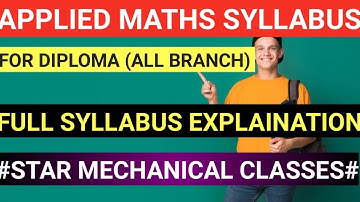 applied maths (all branch) syllabus