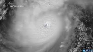 Prolific lightning flashes within Hurricane Milton’s eye wall