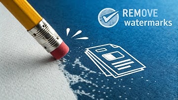 How to remove watermark from PDF file.