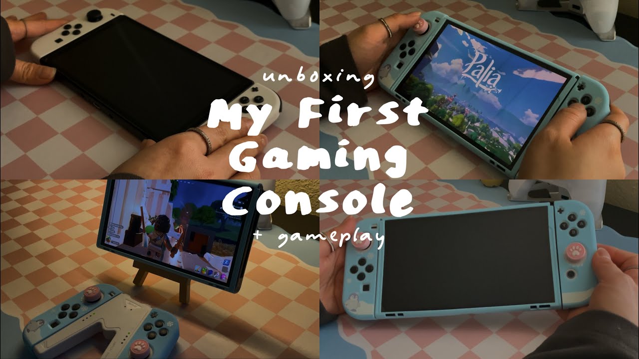 I bought a Nintendo Switch OLED in 2025 🐧 | Unboxing, Deco, Gameplay | Palia, LEGO Fortnite