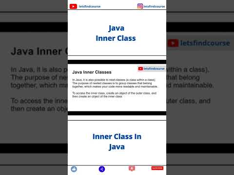 Java Inner Class | Inner Class In Java #java