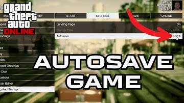 How to Autosave Game in GTA 5 2024 | GTA V Tutorial