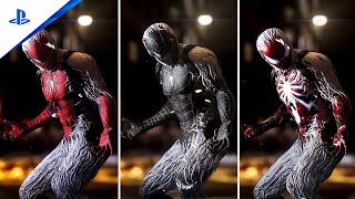 Marvel's Spider-Man 2 NG+ Peter's Lowenthal Achieves Anti Venom With All Suits Full Transformation
