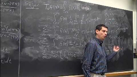 Math372 Fa2013 Lecture26: Midway, Fejer