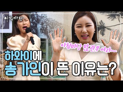 [아침마당 예고] 하와이에 송가인이 떴다?! 초특급 게스트와 함께한 아침마당도 온통 가인이어라~ KBS 방송