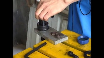 ZA stone edge profiling and polishing machine/ Install the wheel