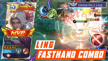 LING TRY HARD TO CARRY THE TEAM IN SOLO RANK! LING LORD SHEN FASTHAND - MOBILE LEGENDS
