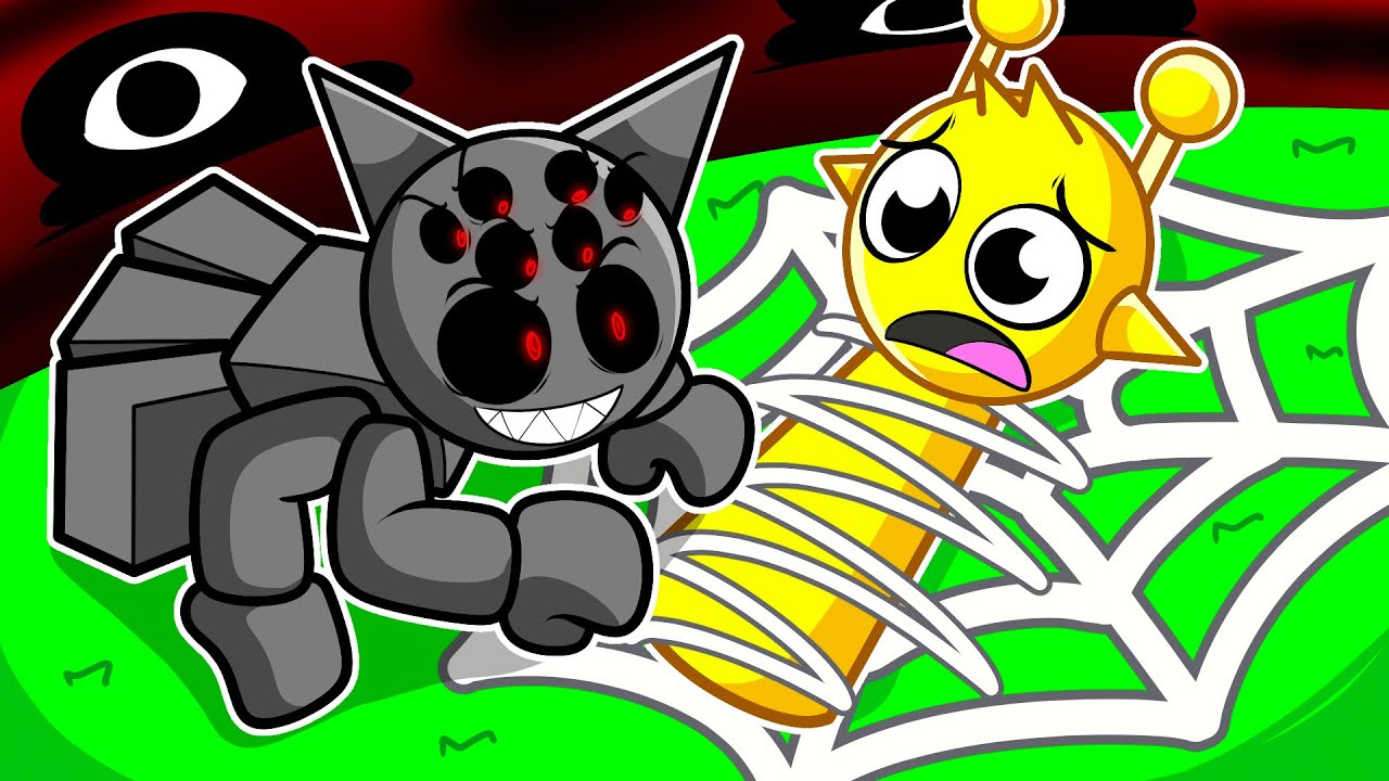 Gray virou uma ARANHA GIGANTE com os Sprunki no Roblox