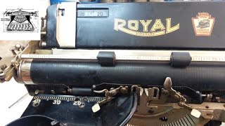 Download Lagu Royal X Ten 10 Typewriter Main Spring Tension Adjustment for Draw Band MP3
