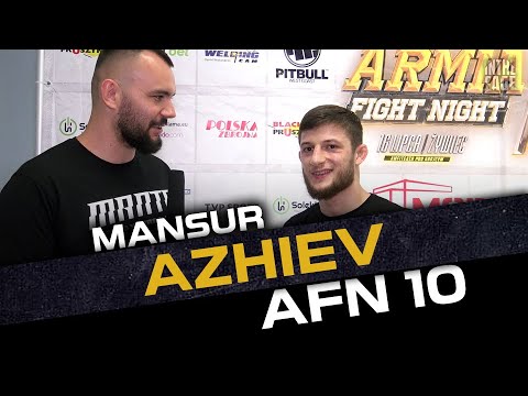 Mansur Azhiev przed walką o szablę AFN: "W UFD Gym wszyscy byli lepsi od Adriana"