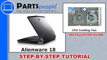 Dell Alienware 18 (P19E001) CPU Cooling Fan How-To Video Tutorial