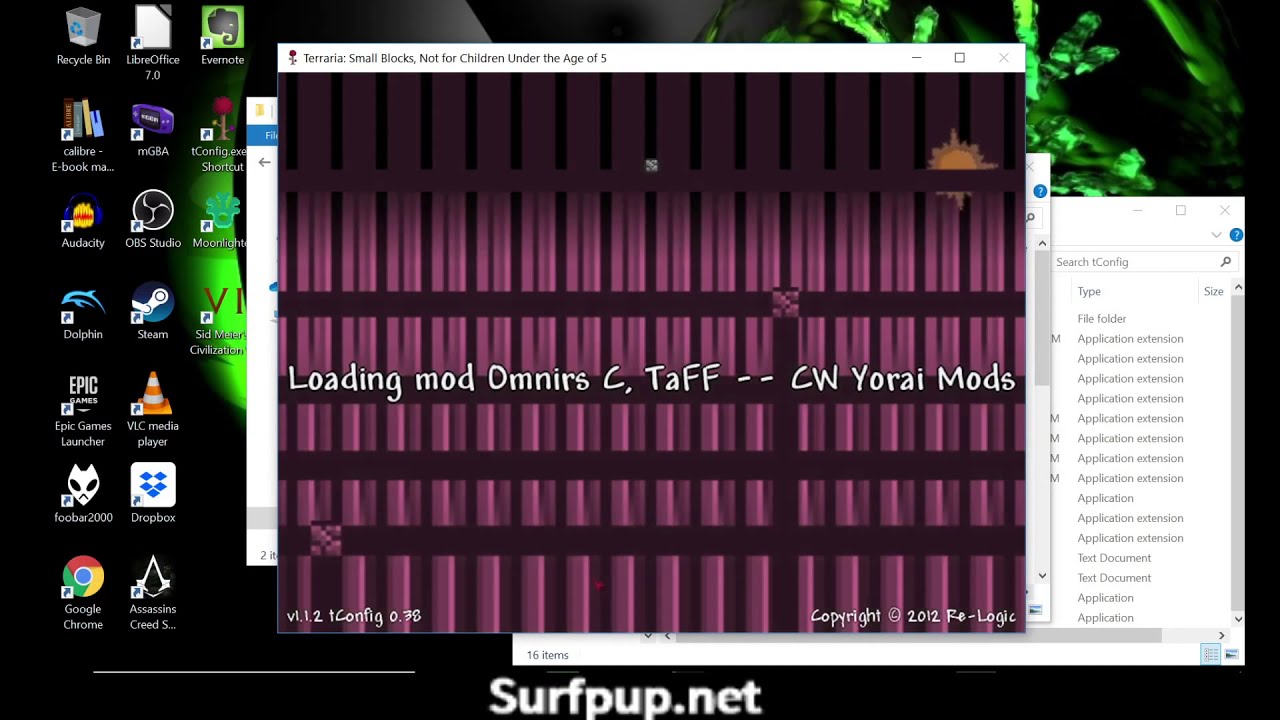 tConfig 0.38 - Tutorial 3 - Setting Up - Mods