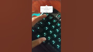 Alt + Tab (switch between open windows and application)