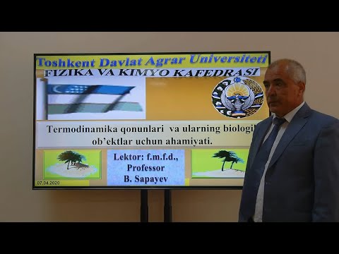 Video: Termodinamika va entropiya qonunlari qanday bog'liq?