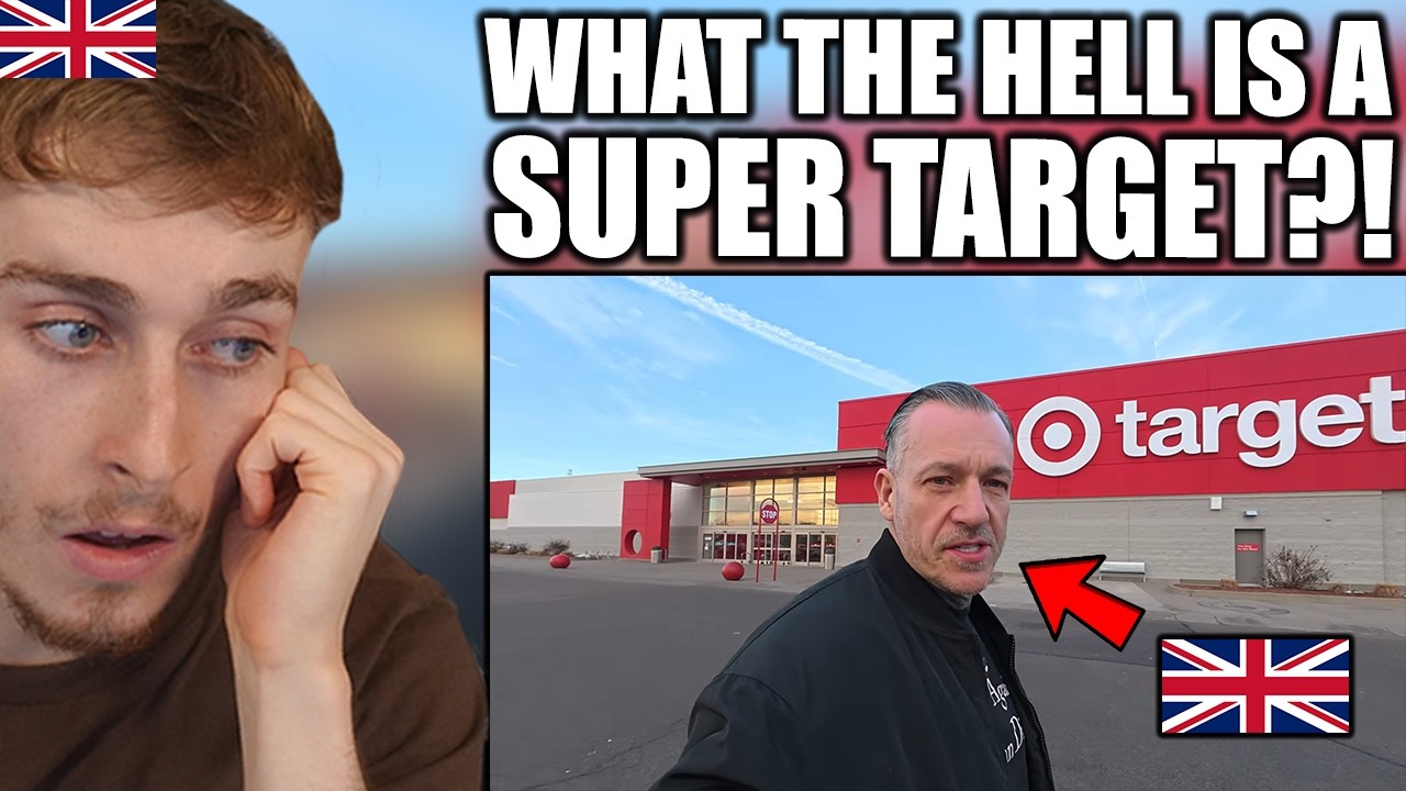 Brit Reacts to British Guy Visits Target in America for the First Time ...
