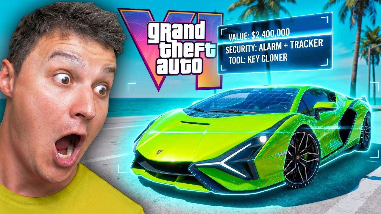 RUBO le AUTO con le REGOLE di GTA 6: da una PANDA a una LAMBORGHINI! 🚗
