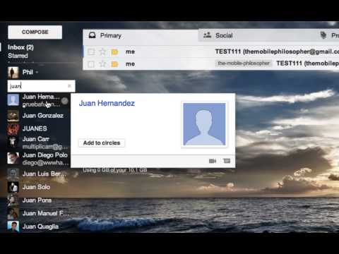 HOW TO USE HANGOUTS IN GMAIL