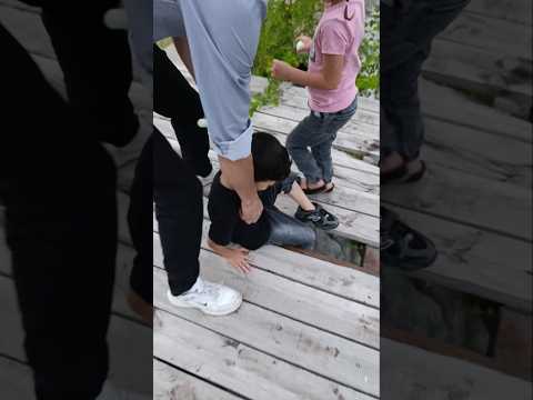 محمد وقع بقلب النهر شو عمل فينا بابا ضربو LoLo Ghazal