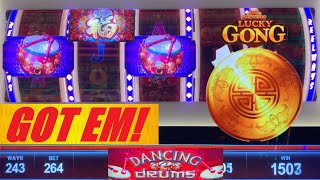 Got the Bonus on Dancing Drums Reels! 88 Fortunes LUCKY GONG slot play!