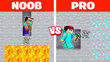 NOOB vs PRO Diamant zoek Wedstrijd! (Minecraft)