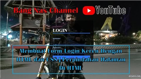 💻 Membuat Form Login Keren dengan HTML & CSS + Perpindahan Halaman Otomatis! 🚀
