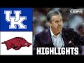 Kentucky Wildcats vs. Arkansas Razorbacks | Full Game Highlights | ESPN College Basketball