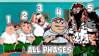 Peter ALL PHASES | Friday Night Funkin' | Family Guy FNF Mods