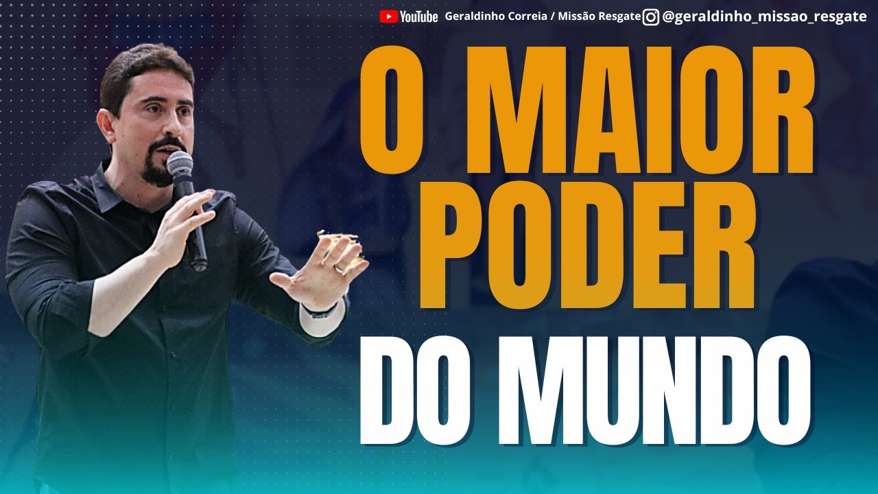 O MAIOR PODER DO MUNDO! I Palavra de Força e Coragem e Coragem I ...