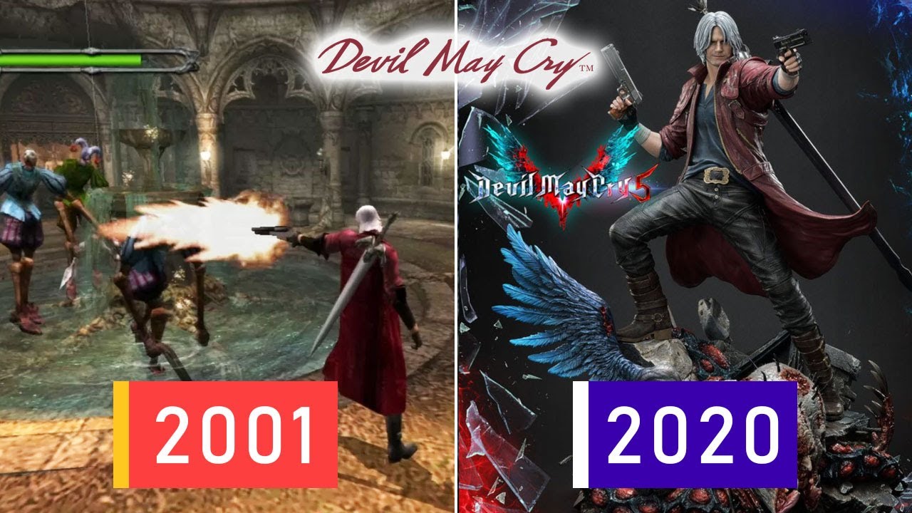 A evolução de Devil May Cry, de 2001 até hoje