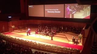 Images&Cos Receiving Honorary Doctorate From Ual, 18 July 2013