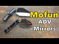 Mofun CNC Aluminum Adventure Motorcycle Mirrors for my Kawasaki KLR 650