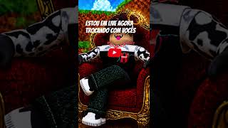 Estou em live agora trocando com vocês