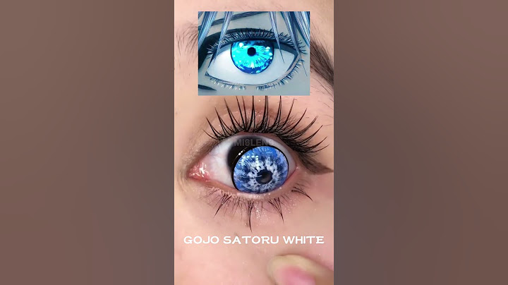 [MISLENS] Satoru Gojo!!💙Who wants it?#mislens #softlens #cosplay #contactlenses #satorugojo #jjk