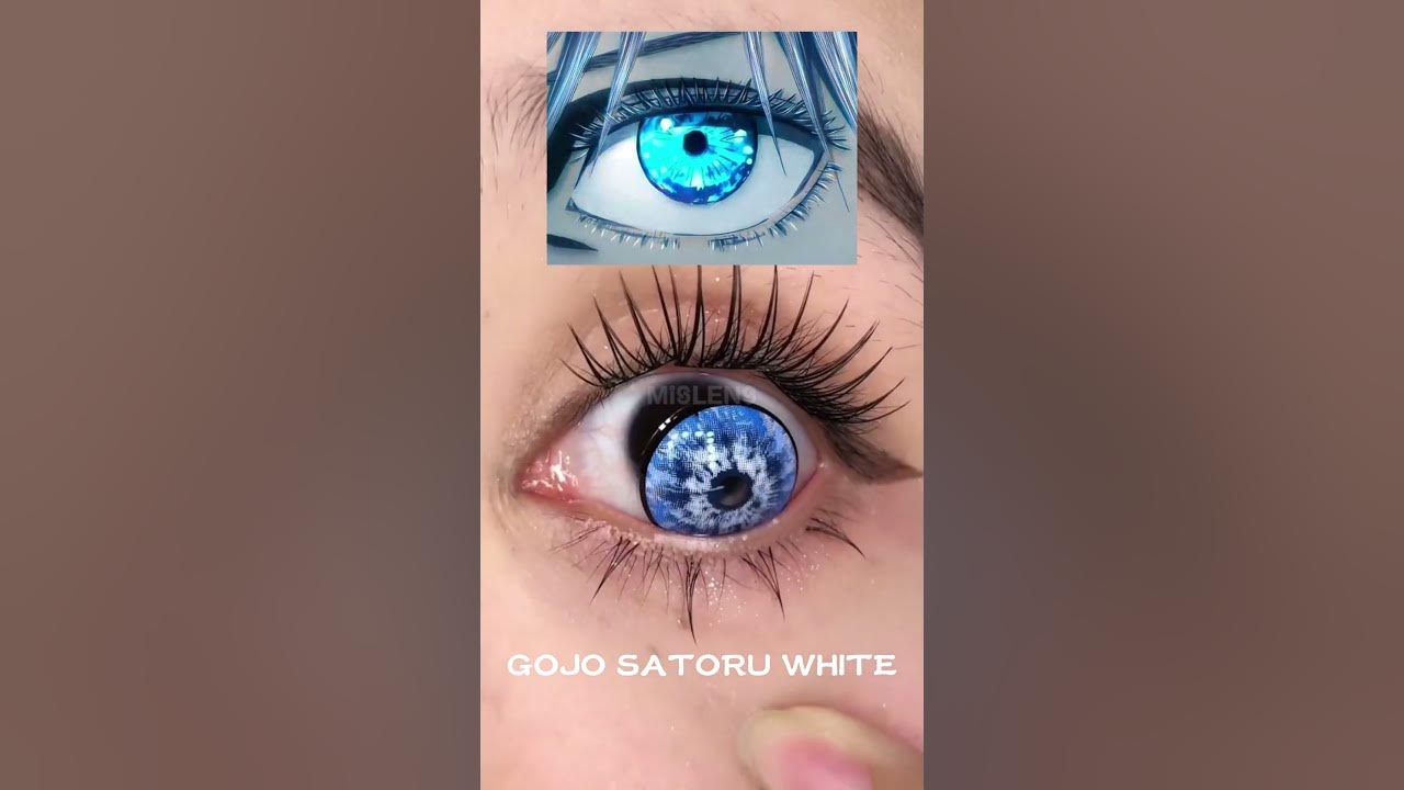 [MISLENS] Satoru Gojo!!💙Who wants it?#mislens #softlens #cosplay #contactlenses #satorugojo #jjk