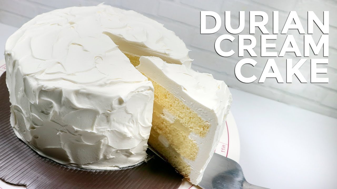 DURIAN CREAM CAKE // SPONGE CAKE DENGAN ISIAN VLA DURIAN