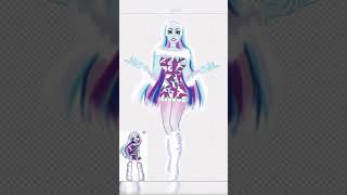 Арт Эбби Боминэйбл Monster high❄️ #shortvideo #art #drawing #trend #ibispaintx #shortvideo #art