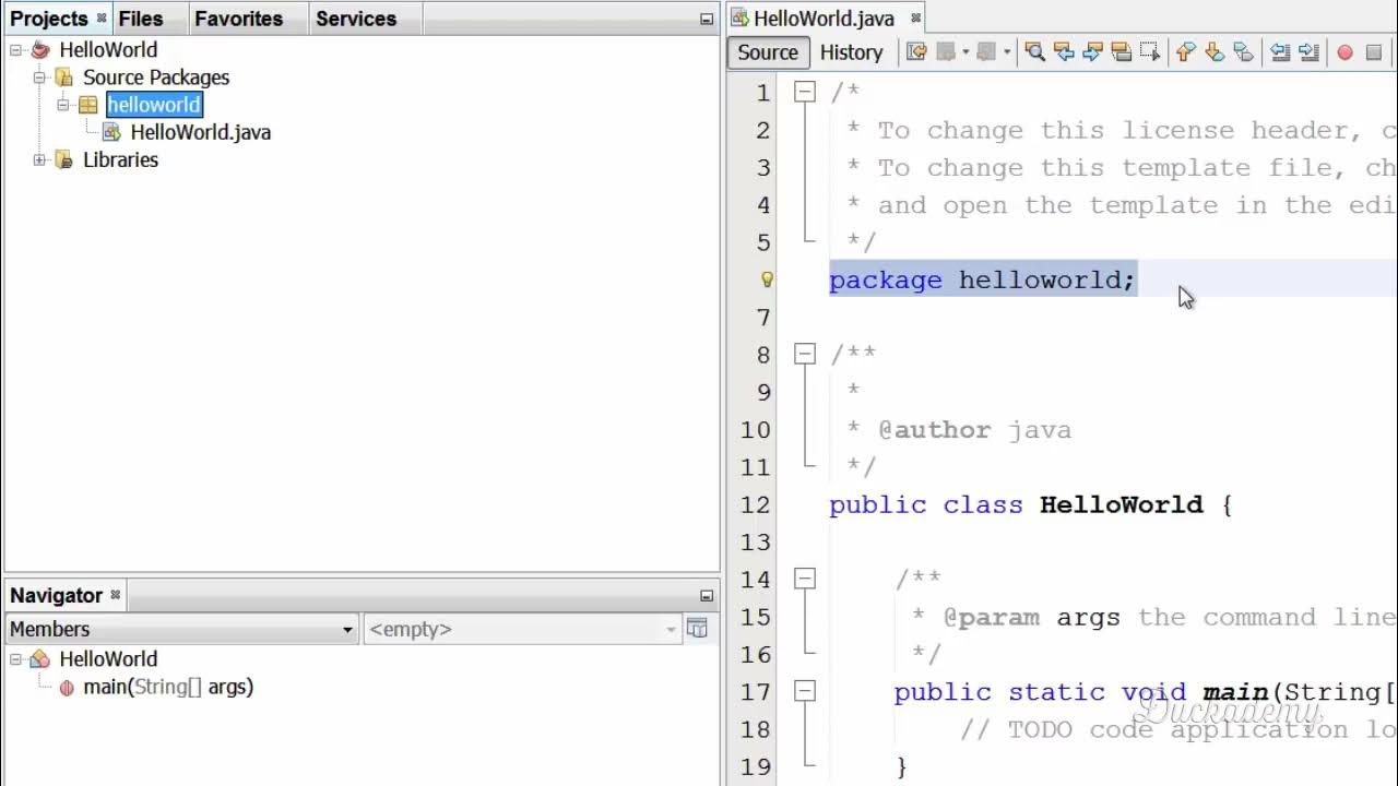 Create Program using netbean - YouTube