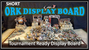 40k Ork Display Board