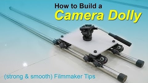 How to Build a Camera Dolly (strong & smooth) Filmmaker Tips
