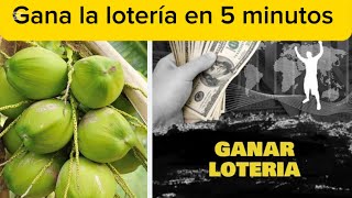 # dinero en 5 minutos con el ritual de agua de coco para ganarte la lotería 
