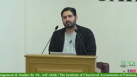 CAF-4 BMBS Day-4 By Sir Atif Abidi at ICAP House Lahore ICAP revision classes #ICAP #ICAPRevison2021