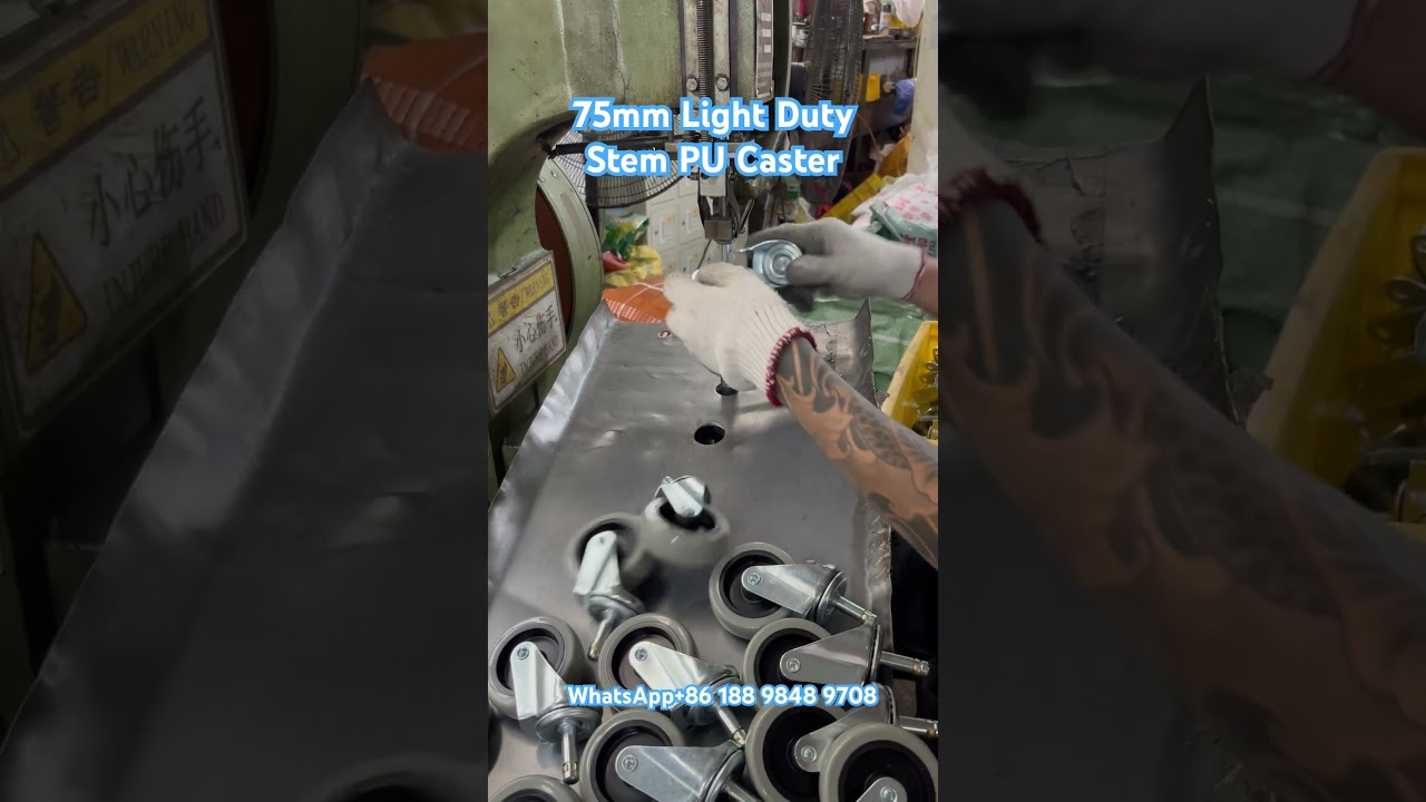 75mm Light Duty Stem PU Caster 