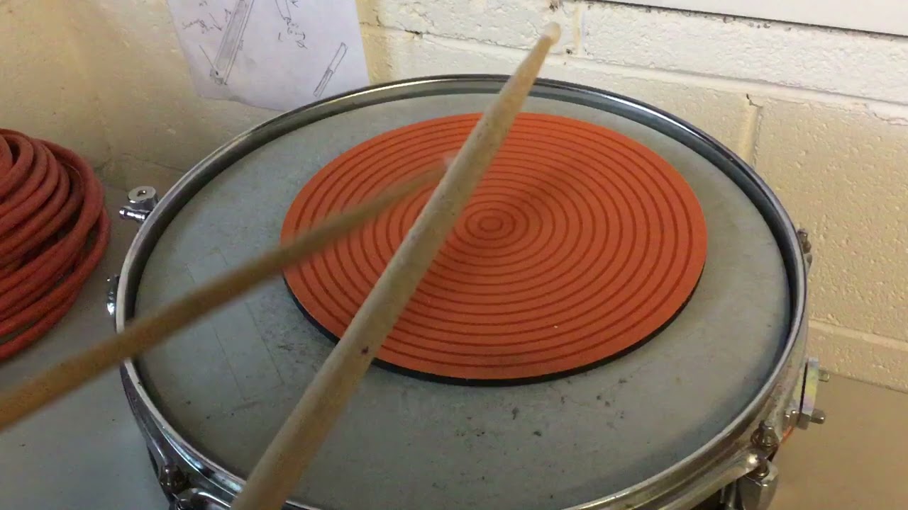 Sambafrog Samba Batucada Snare Patterns 1, 2 & 3  (side view)